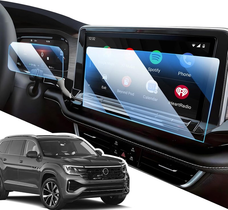 LANGBEAN Screen Protector for 2026 2025 2024 VW Atlas/Atlas Cross Sport SE/SE with Technology/SEL/SEL Premium R-Line/SEL R-Line, HD Clear, Anti-scratch, 2024 2025 volkswagen Atlas Accessories - Image 1